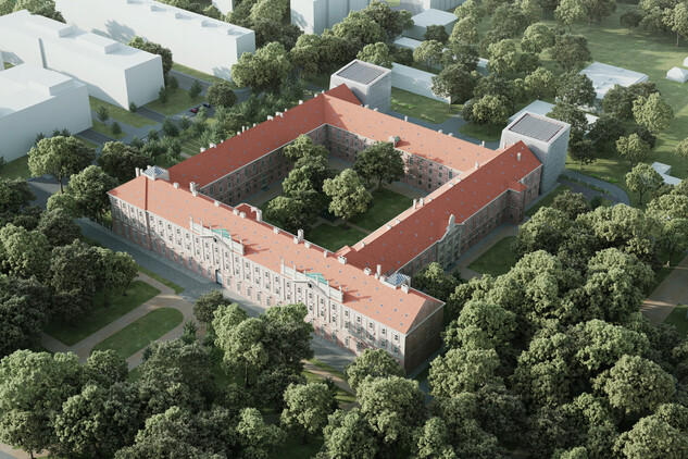 Invalidovna Praha, vizualizace