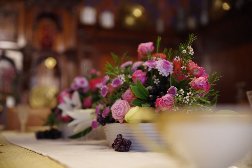 květinová výzdoba zámek Hrádek u Nechanic