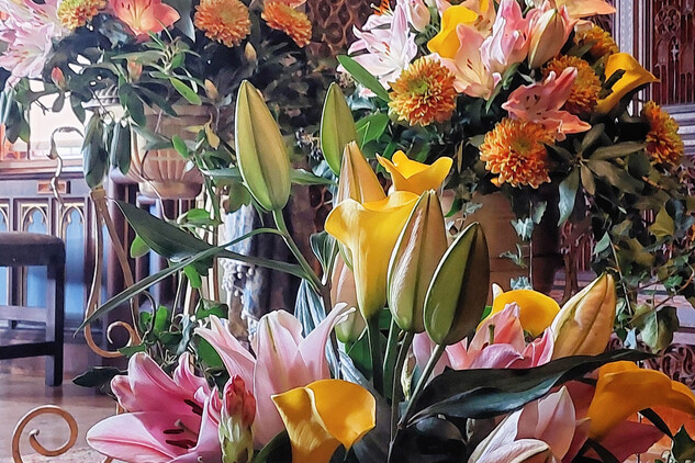 květinová výzdoba zámek Hrádek u Nechanic