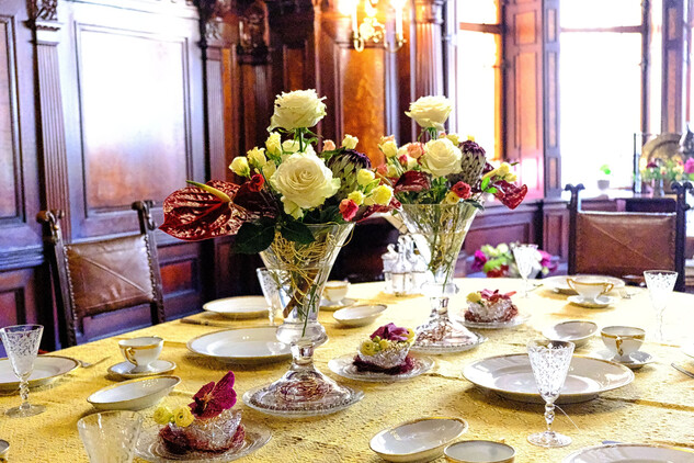 květinová výzdoba zámek Hrádek u Nechanic