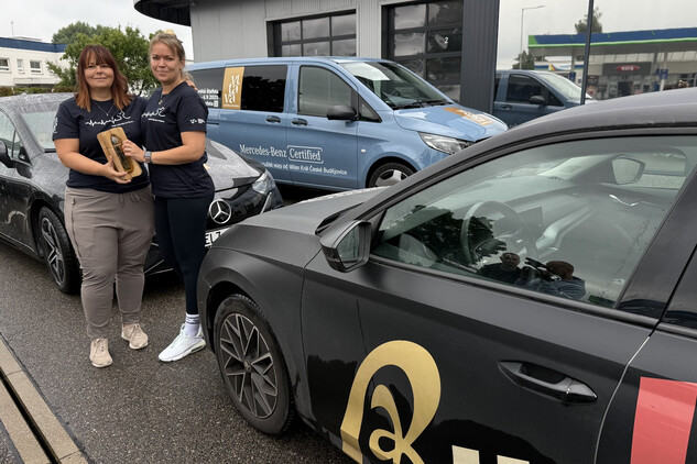 Lucie Klein z Budějovického Budvaru a Petra Harsová z Mercedes-Benz/Milan Král a.s.,
